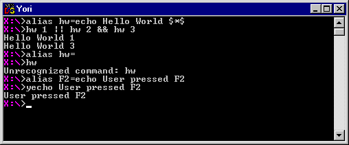 Image of aliases